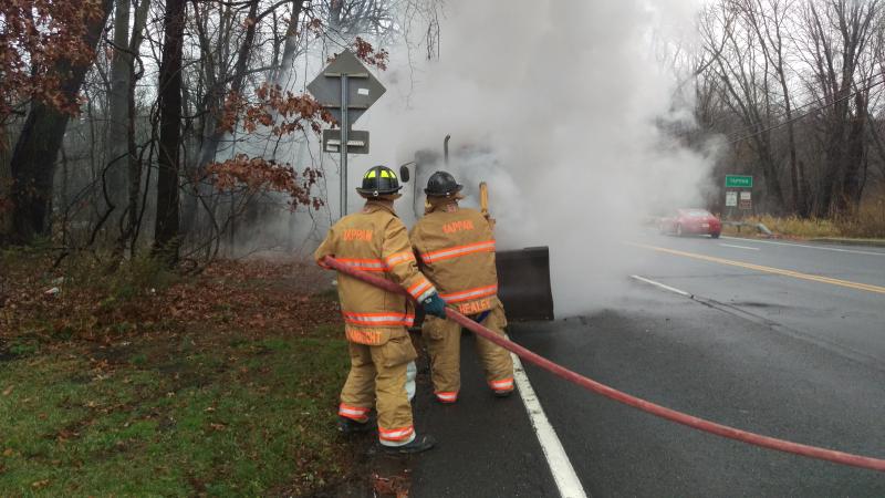 Backhoe Fire, 12/2/2015