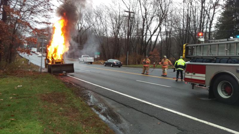 Backhoe Fire, 12/2/2015