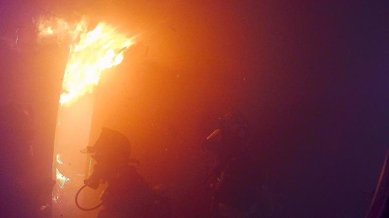 Training with Dept. 16 (Sparkill FD) @ Rockland County Fire Training Center, 10/31/2015
