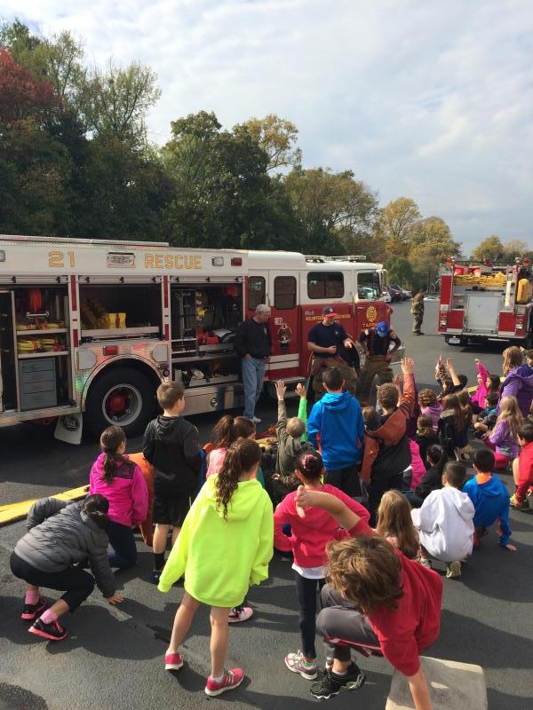 Fire Prevention at Cottage Lane School, 10/21/2014